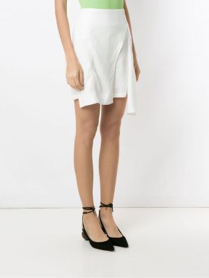 Asymetrické mini sukně Olympiah bílé