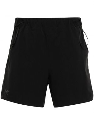 Shorts mit stickerei Arc'teryx schwarz