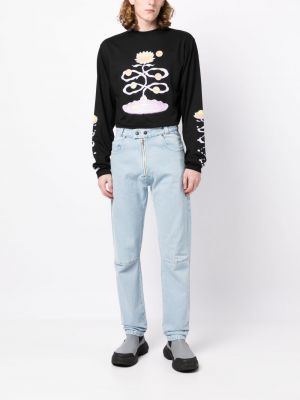 Jersey sweatshirt mit print Gmbh schwarz