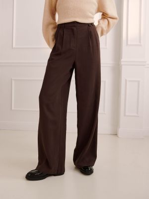 Pantaloni plissettati Guido Maria Kretschmer Women marrone