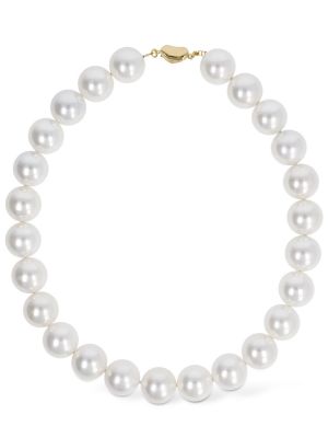 Náhrdelník s perlami Timeless Pearly zlatá