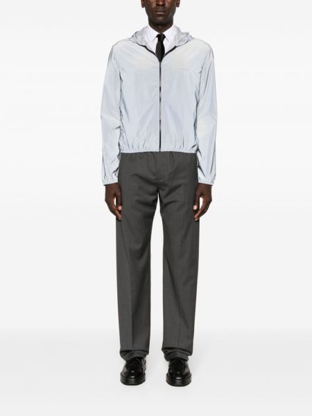Rovné kalhoty Givenchy šedé