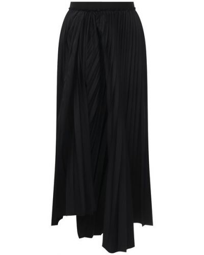 Плиссированная юбка Marni, черная
