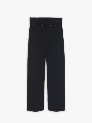 Pantaloni culottes Scalpers negru