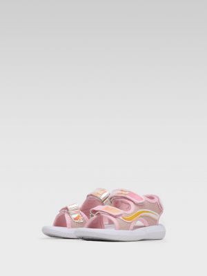 Kožené sandály z imitace kůže Sprandi růžové