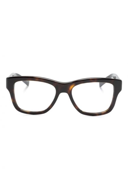 Okulary Saint Laurent Eyewear brązowe