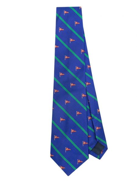 Cravată de mătase din bumbac de in Polo Ralph Lauren