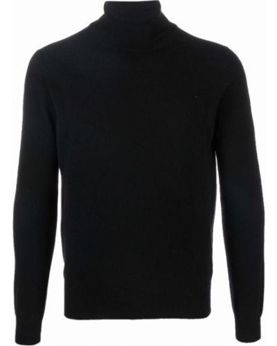 Jersey de cuello vuelto de tela jersey Cenere Gb negro