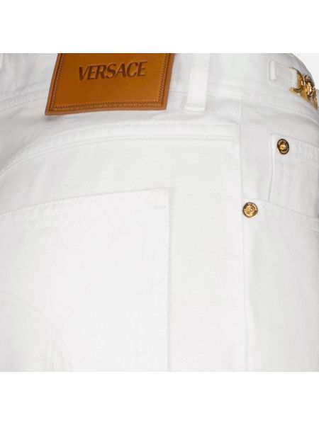 Vaqueros de campana bootcut Versace blanco