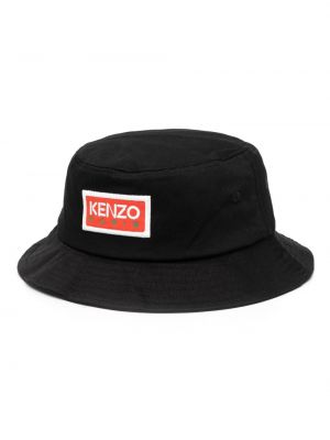 Tikitud müts Kenzo must