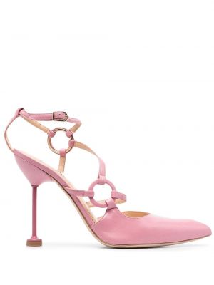 Полуотворени обувки Tori Solea розово