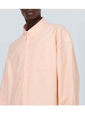 Bombažna srajca Givenchy oranžna