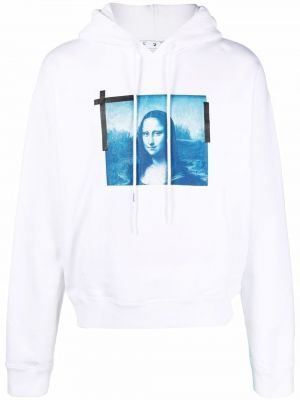 Hoodie Off-white vit