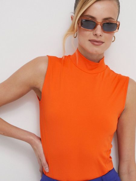 Боди Calvin Klein оранжево