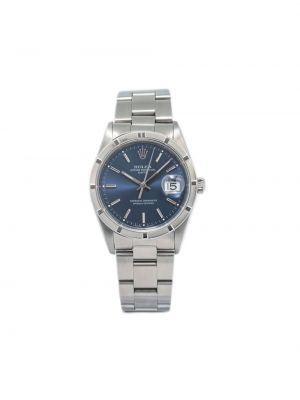 Armbanduhr Rolex blau