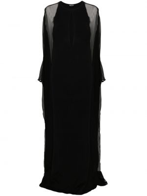 Priehľadné večerné šaty Tom Ford čierna