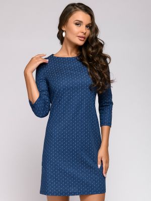 Платье мини 1001 Dress синее