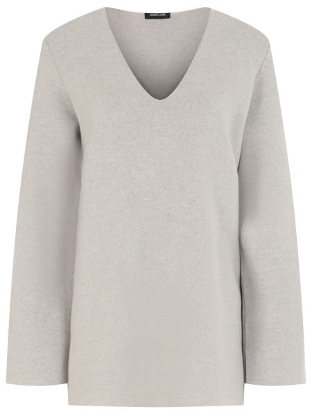 Шерстяной пуловер Anneclaire серый
