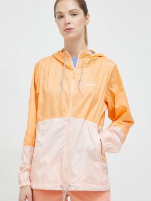 Легкая куртка Columbia оранжевая
