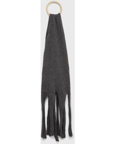 Vlněný šátek Sisley šedý