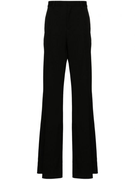Pantalon droit en laine Versace noir