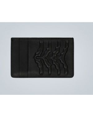 Usnjena denarnica Alexander Mcqueen črna