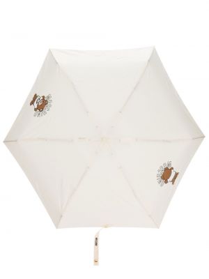 Raštuotas skėtis Moschino balta
