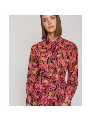 Camisa de flores manga larga de crepé Roberto Verino
