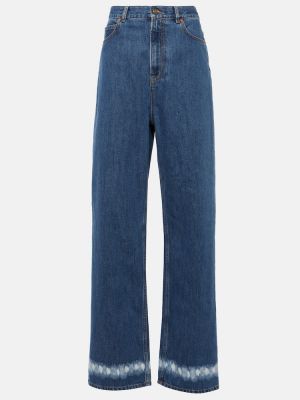 High waist jeans ausgestellt Valentino blau