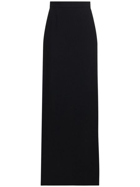 Dlouhá sukně s vysokým pasem Nina Ricci černé