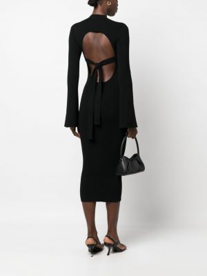 Dzianinowa sukienka The Garment czarna