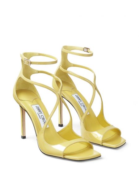 Kožené sandály Jimmy Choo žluté