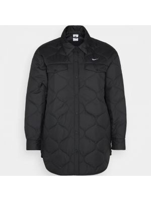 Стеганая куртка Nike черная