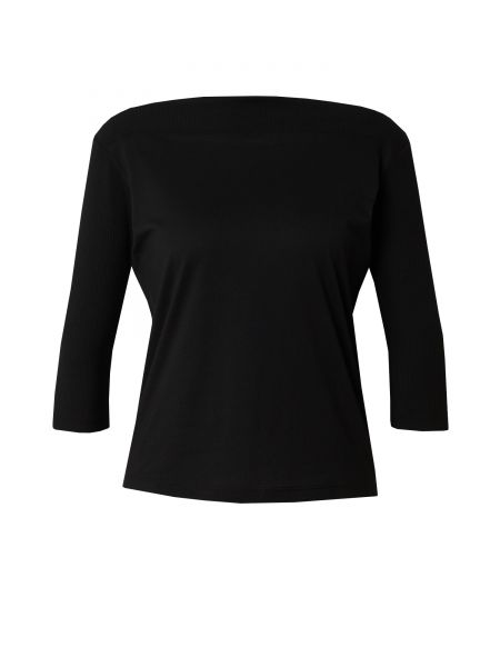 Marškinėliai Sisley juoda