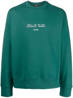 Raštuotas džemperis Oamc žalia