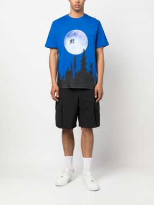 T-shirt mit print Throwback blau