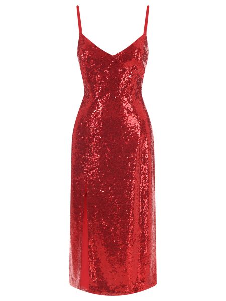 Вечернее платье с пайетками Like Yana красное