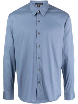 Bavlnená košeľa James Perse modrá