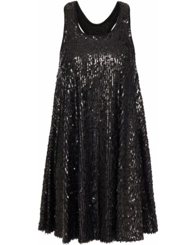 Трикотажное платье мини Norma Kamali, черный