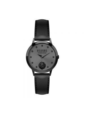 Zegarek z kryształkami Versus Versace czarny