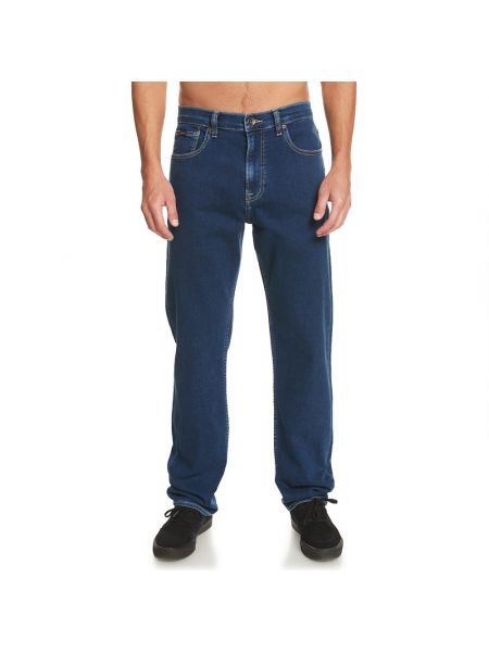 Флисовые джинсы Quiksilver синие