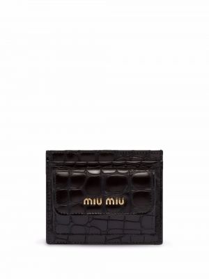 Kožená peňaženka Miu Miu