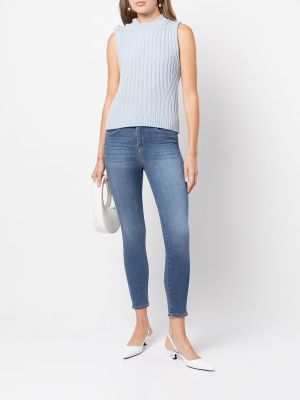 Jeans skinny taille haute L'agence bleu