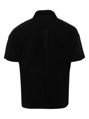 Polo marškinėliai Homme Plissé Issey Miyake juoda