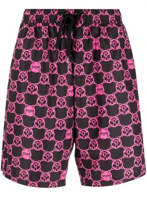 Trykt shorts Moschino svart