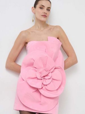 Mini haljina Bardot ružičasta