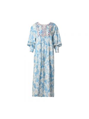 Sukienka midi Antik Batik niebieska