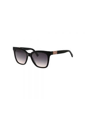 Czarne okulary przeciwsłoneczne Longchamp