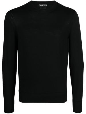 Μάλλινος πουλόβερ Tom Ford μαύρο