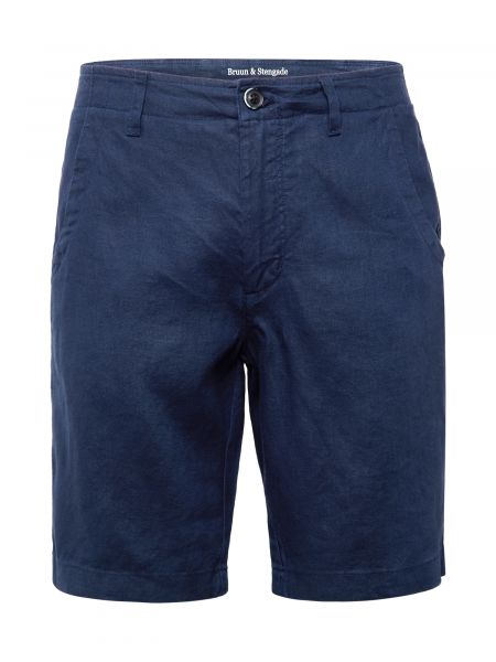 Pantalon chino Bruun & Stengade bleu